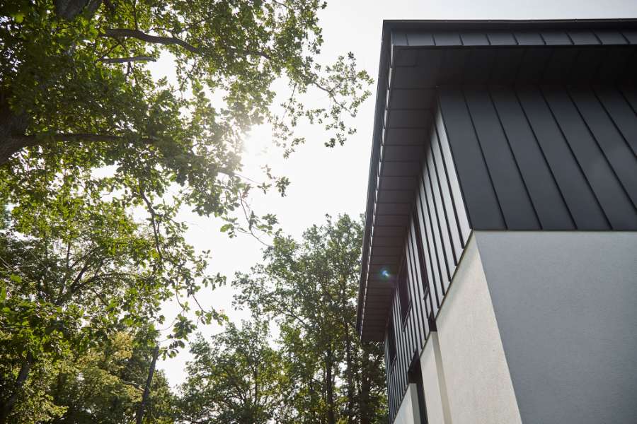 Suburban house in Berlin, clad in DS Nordic Click Seam, Haydnallee 71, 14612 Falkensee